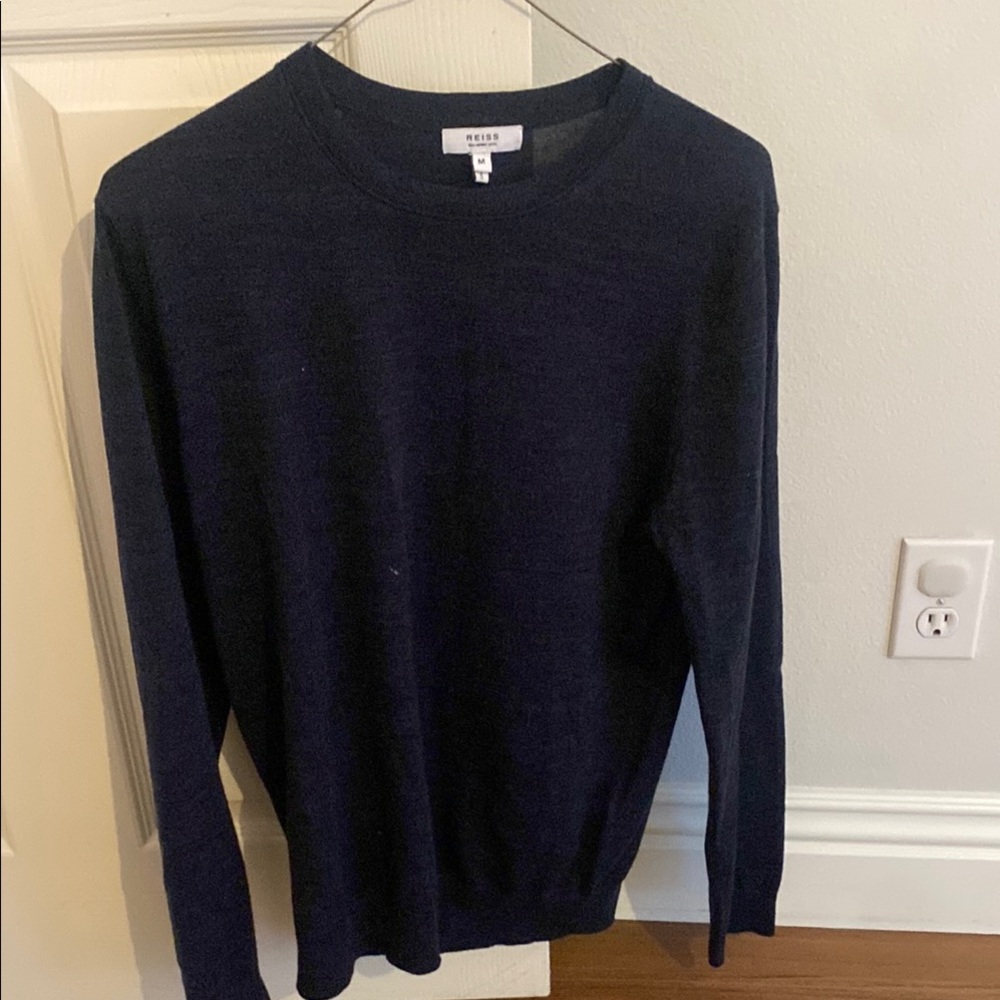 Reiss Men's Navy Sweater